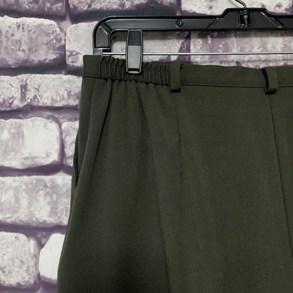 JM Collection Olive Green Pants Size 12 - Picture 7 of 11
